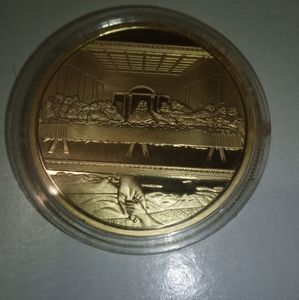 Gold plated Last Supper Coin